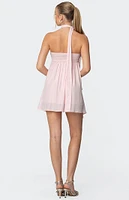 Edikted Pheona Strapless Scarf Mini Dress