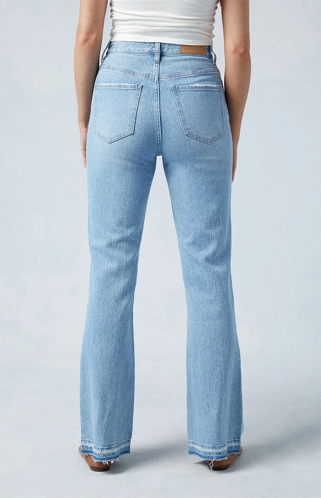 PacSun Eco Stretch Light Indigo High Waisted Bootcut Jeans