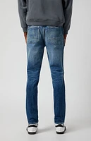 PacSun Stretch Medium Indigo Stacked Skinny Jeans