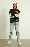 PacSun Black Athletic Varsity Jacket