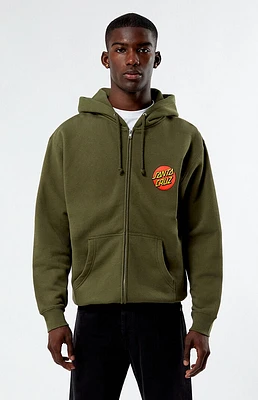 Santa Cruz Classic Dot Zip Up Hoodie