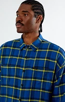 Wrangler x PacSun Long Sleeve Classic Flannel Shirt