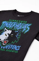 Mitchell & Ness Kids NBA Retro Mascot Timberwolves T-Shirt