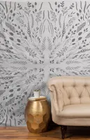 Gray Maze Tapestry