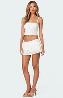 Edikted Josslyn Linen Look Tank Top