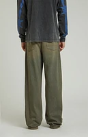 Pacsun Medium Indigo Tinted Extreme Baggy Jeans