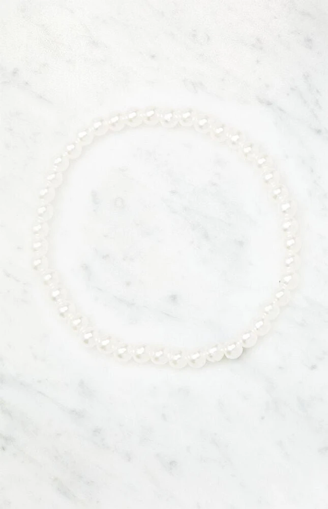 John Galt Faux Pearl Bracelet