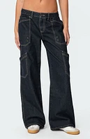 Edikted Xana Low Rise Carpenter Jeans