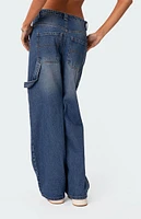 Edikted Carpenter Low Rise Jeans