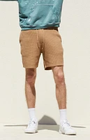 PacSun Brown Woven Knit Shorts