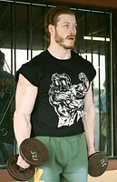 YIWO Bad Bog Cropped Muscle T-Shirt