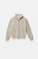 Fear of God Essentials Kids Timber Full Zip Fleece Hoodie