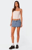Edikted Pointelle Tank Top