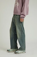 Pacsun Dark Indigo Tinted Baggy Jeans