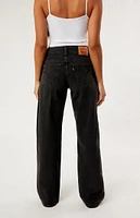 Levi's Black Superlow Flare Jeans