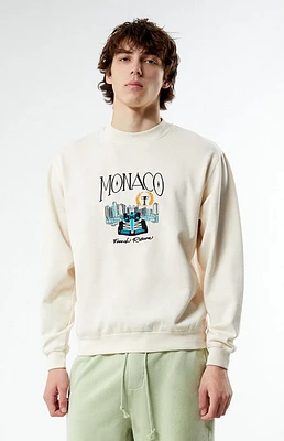 PacSun Monaco Embroidered Crew Neck Sweatshirt