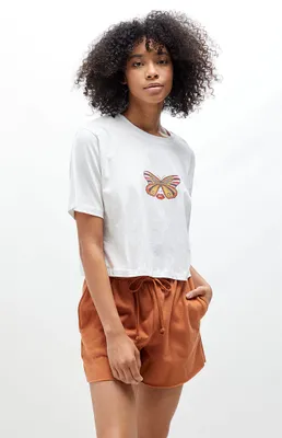 PacSun Green Butterfly Graphic Tee Size M - $14 - From Shelby