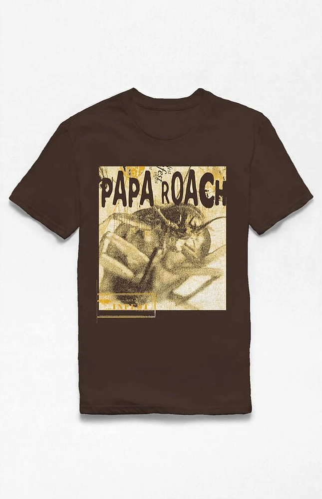 Papa Roach Brown Infest T-Shirt