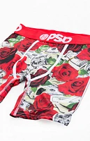 PSD Underwear Stacks & Roses Boxer Briefs