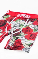 PSD Underwear Stacks & Roses Boxer Briefs