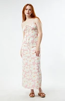 Rhythm Mimi Floral Gathered Maxi Dress