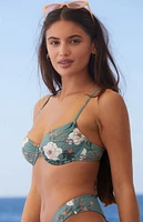 Body Glove Aurora Floral Alice Underwire Bikini Top