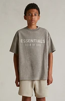 Fear of God Essentials Kids Homestead Heather Classic Crew Neck T-Shirt