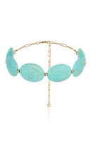 Ettika Oval Turquoise Stones Statement Choker