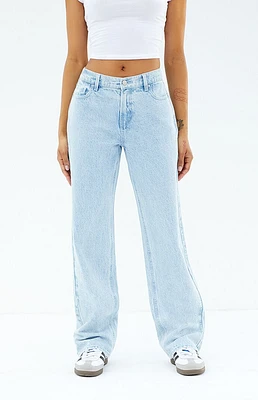 PacSun Jordyn Light Indigo Low Rise Straight Leg Jeans