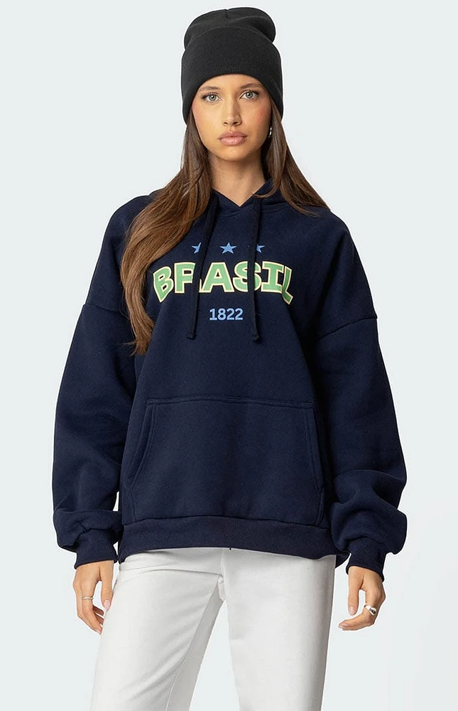 Edikted Brasil Oversized Hoodie