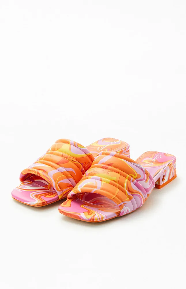 CIRCUS NY Women's Marble Joana Slide Sandals