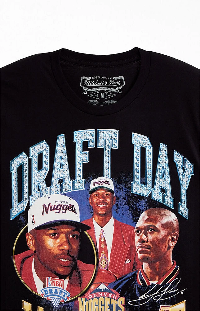 Mitchell & Ness Denver Nuggets Jalen Rose Draft Day T-Shirt
