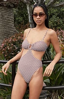 Cupshe Jagger U-Ring Tie Back One Piece Swimsuit