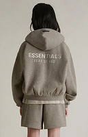 Fear of God Essentials Kids Homestead Heather Full Zip Fleece Hoodie