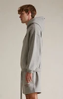 Fear of God Essentials Dark Heather Oatmeal Fleece Hoodie