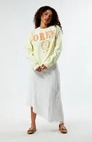 Golden Hour Florence Angel Wreath Crew Neck Sweatshirt