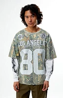 Pacsun Camo LA Division 80 Layered Long Sleeve T-Shirt