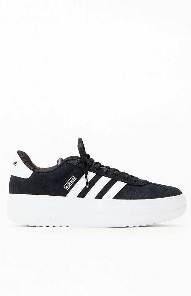 adidas Kids Black VL Court Bold Shoes