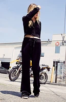 John Galt Black Hillary Yoga Pants