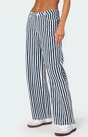 Edikted Striped Low Rise Jeans