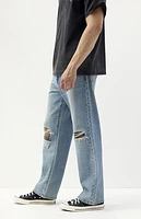 Pacsun Medium Indigo Baggy Panel Jeans