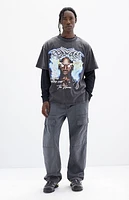 Pacsun Dark Gray Baggy Ripstop Cargo Pants