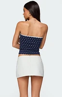 Edikted Built Bra Polka Dot Top
