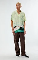 Coney Island Picnic Grene Multi Camp Shirt