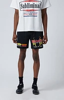 PacSun Subliminal Fleece Volley Sweat Shorts