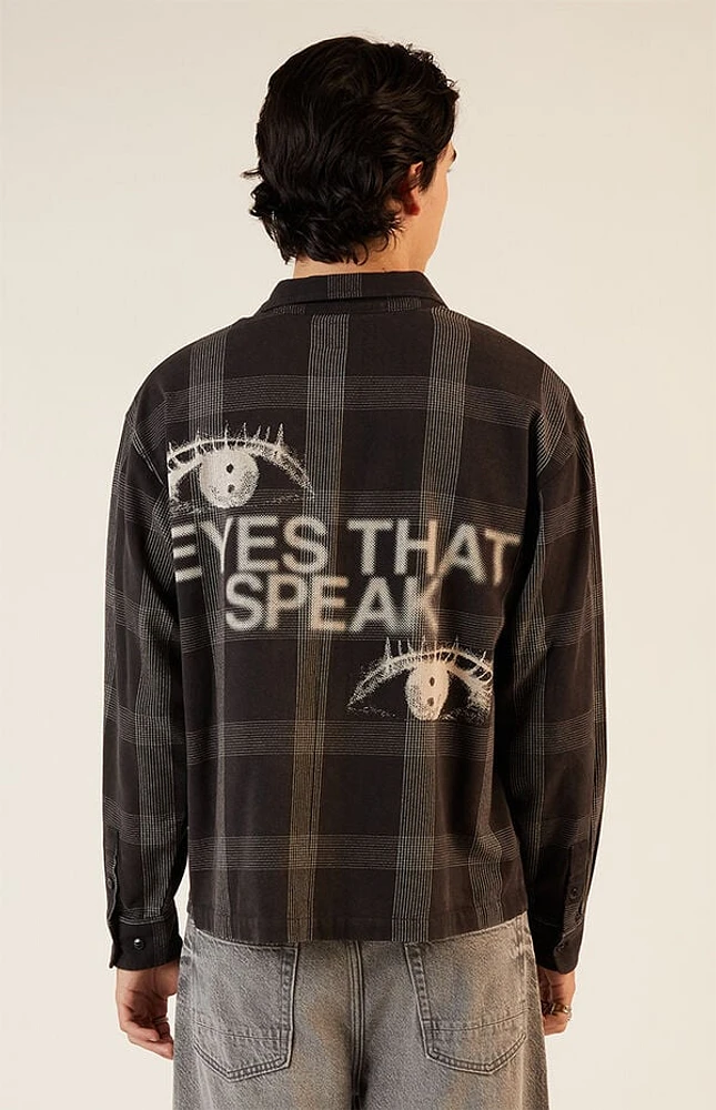 Pacsun Graphic Flannel Shirt