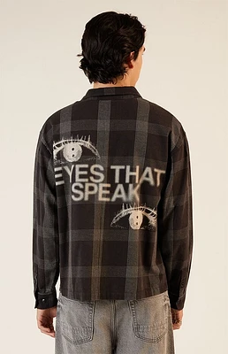 Pacsun Graphic Flannel Shirt
