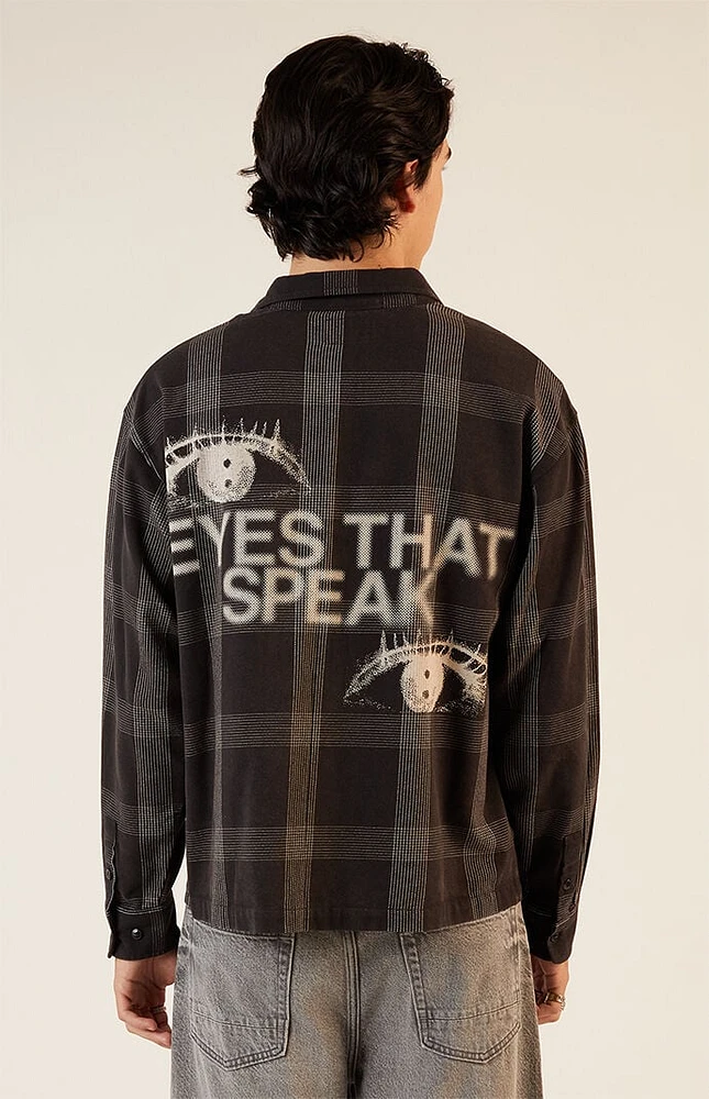 PacSun Graphic Flannel Shirt