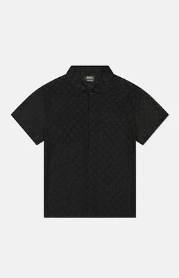 WeSC America Inc Black Mesh Camp Shirt