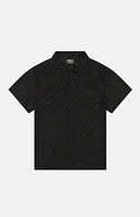 WeSC America Inc Black Mesh Camp Shirt